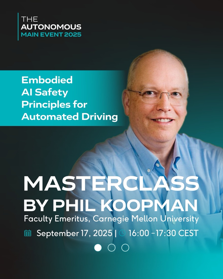The Autonomous Masterclass carousel, slide 1.