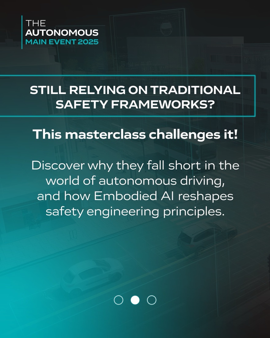 The Autonomous Masterclass carousel, slide 2.