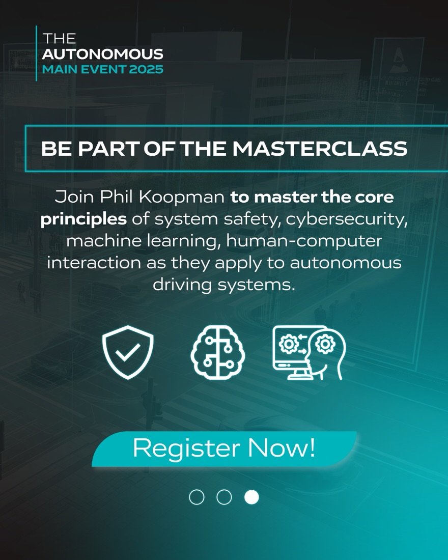 The Autonomous Masterclass carousel, slide 3.