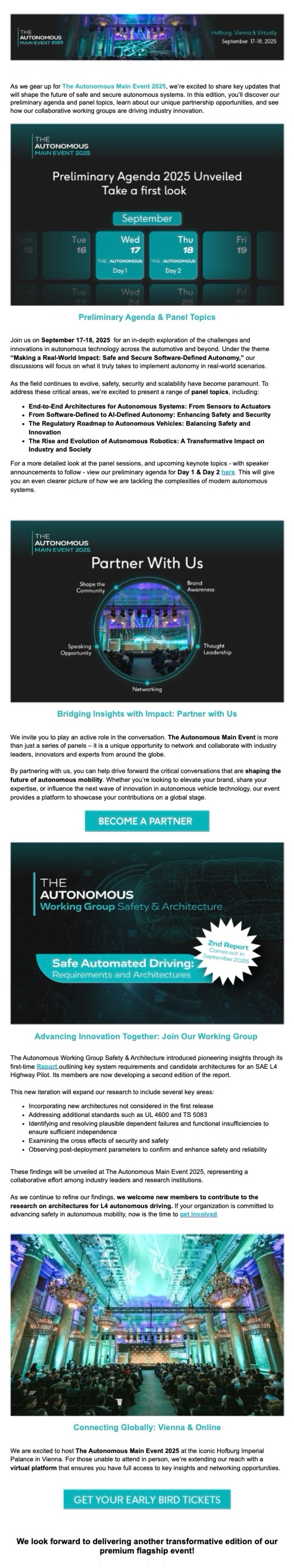 March newsletter, preliminary agenda