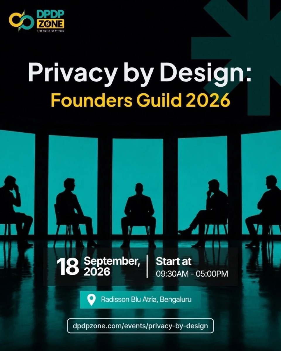 Event key visual, 'Privacy by Design: Founders Guild 2026.'