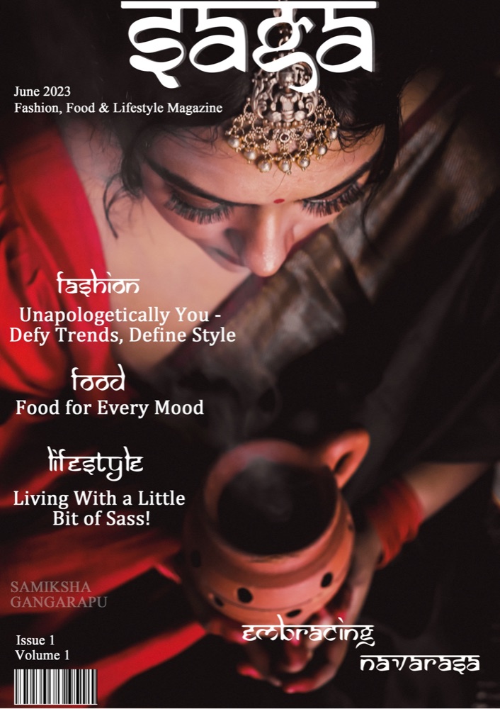 Saga Magazine, cover, Embracing Navarasa issue.
