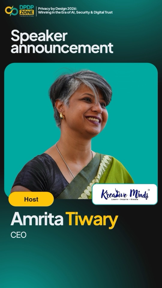 Speaker announcement film, Amrita Tiwary