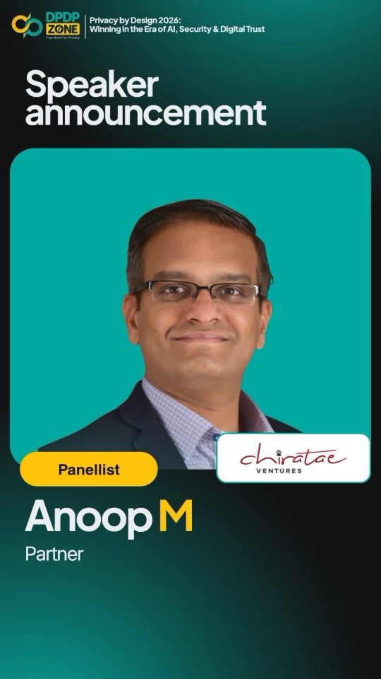Speaker announcement film, Anoop M