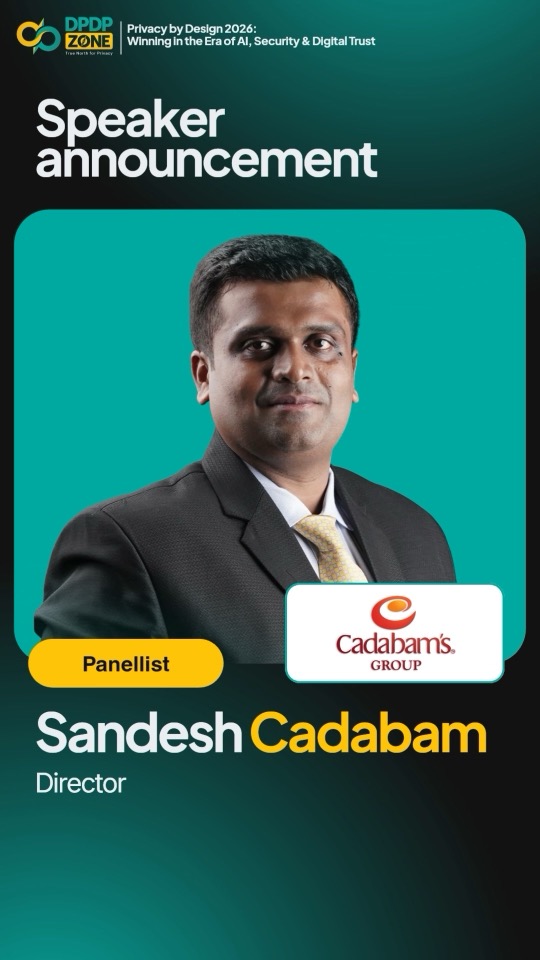 Speaker announcement film, Sandesh Cadabam